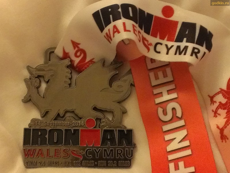 ironman. wales. 2014. медалька :)